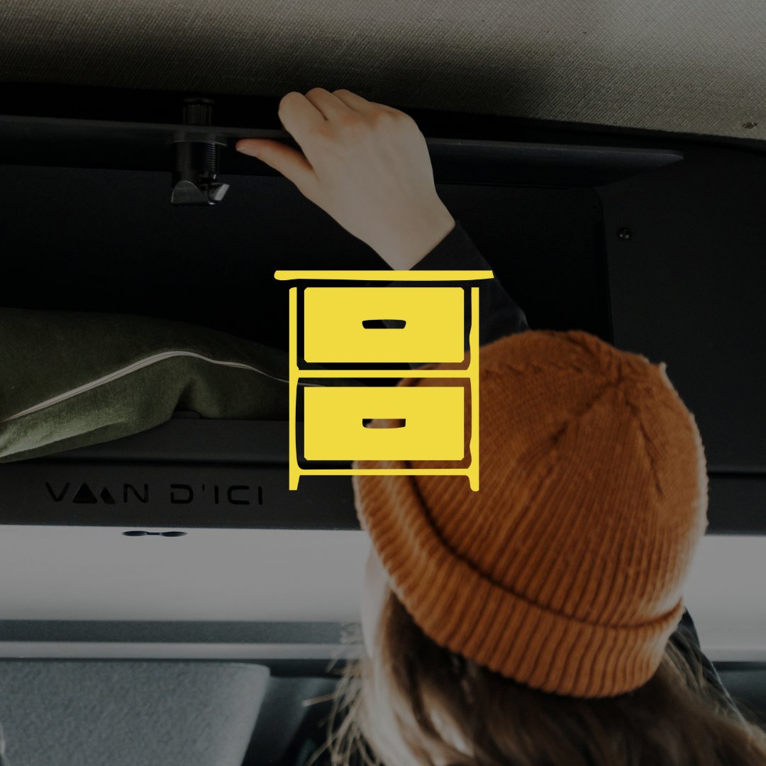 Rangement | The Van Company Vandici Quebec | Van d'ici
