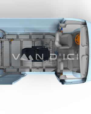 Banquette siège simple Ranger pour Sprinter/Transit/Promaster - VanEquipped