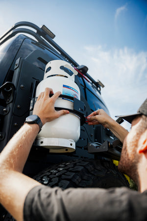 SPARK - Support pour bonbonne de propane