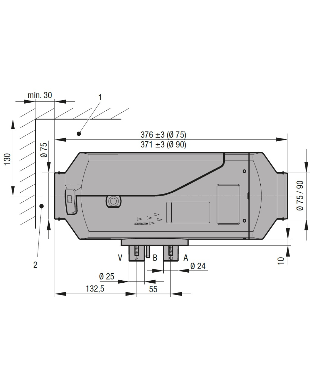 Chauffage Essence Espar Airtronic M2 B4L