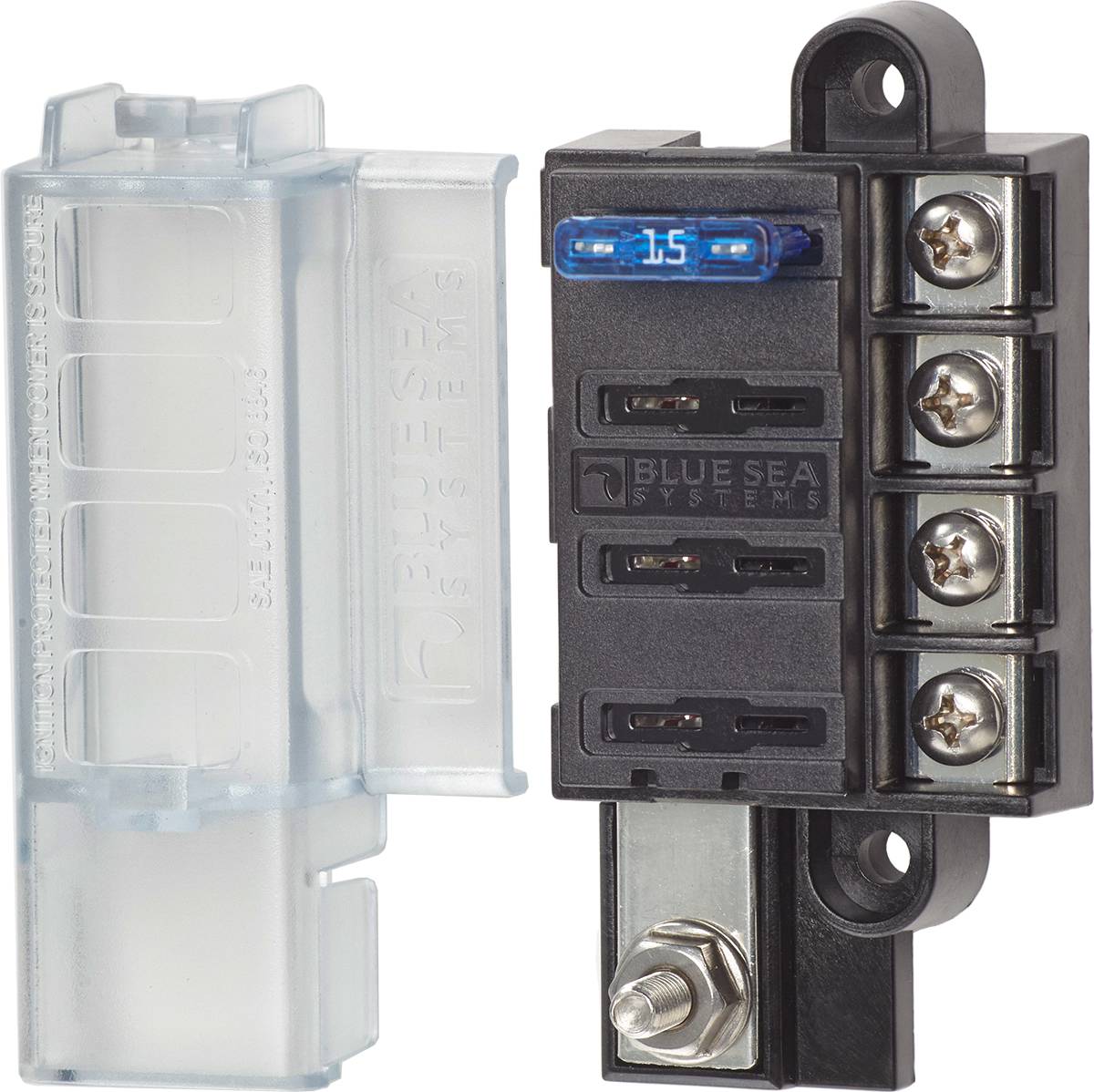 Bloc porte-fusibles compact ST Blade - 4 circuits